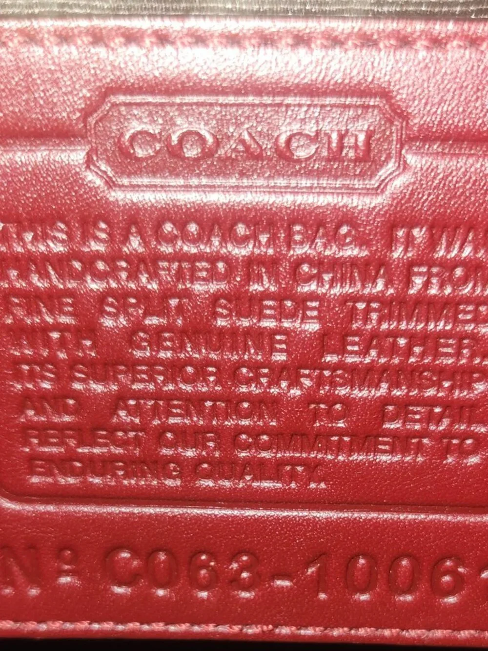 Vintage Y2K Coach Soho Mia - Burgundy Suede Style 10061 Y2K Pristine